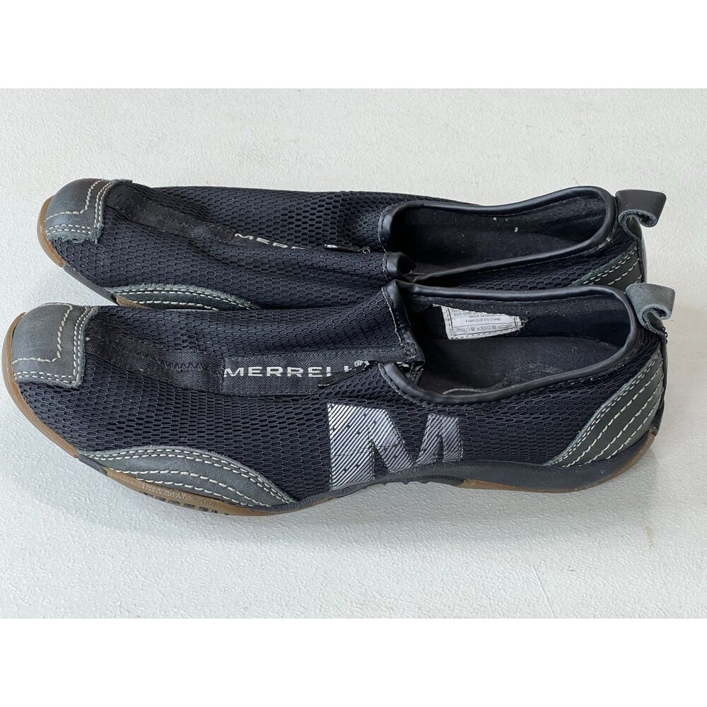 Merrell Barrado Shoes Womens 7.5 Black Zip Athletic Minimalist Running J73426